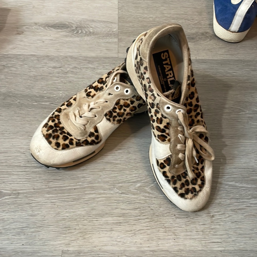 Golden goose leopard tennis shoes - Picture 2 of 2
